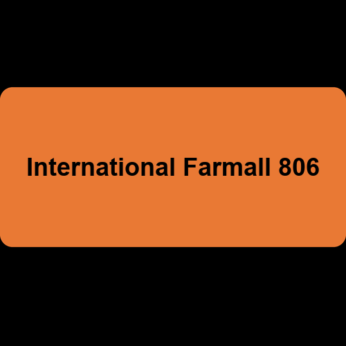 International Farmall 806